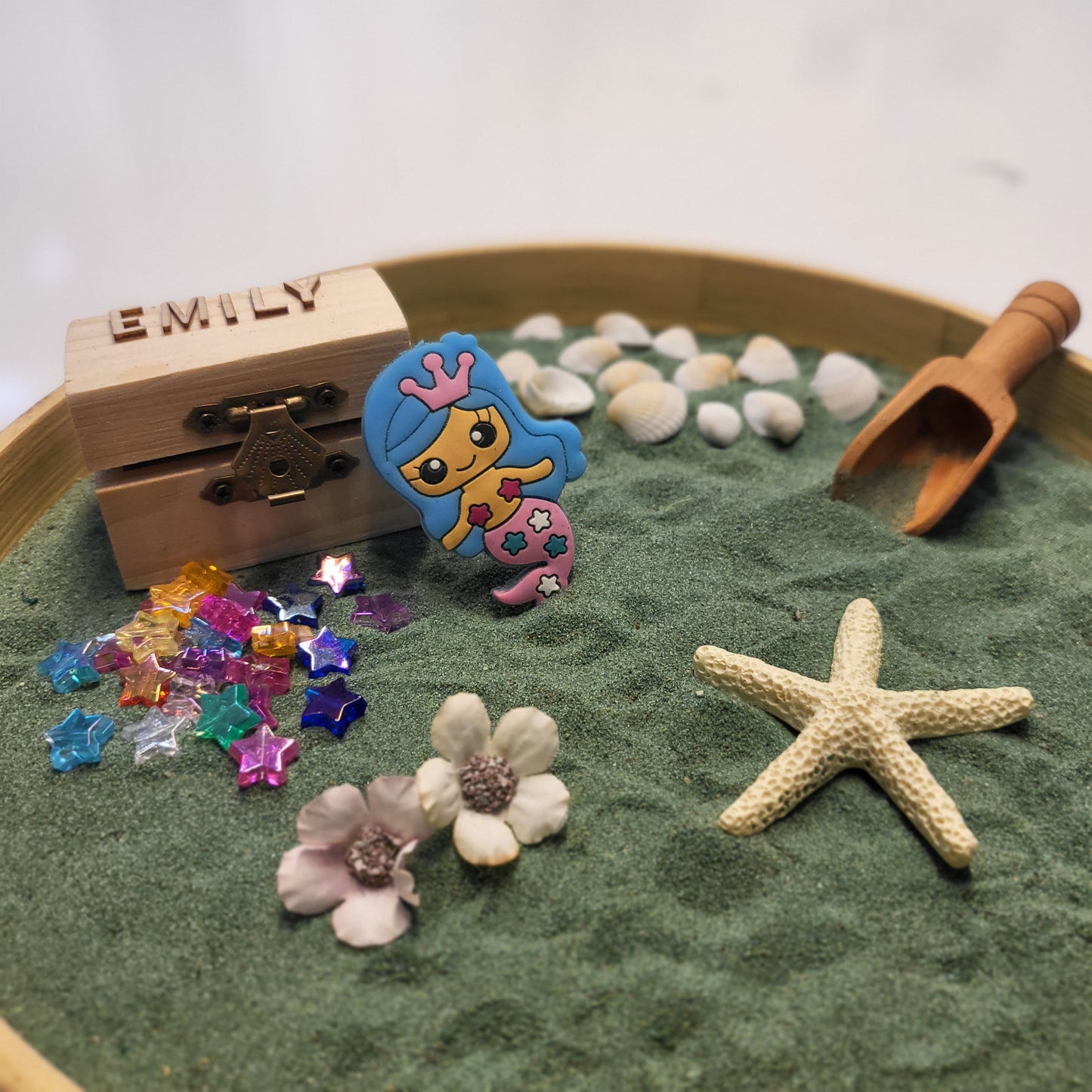Personalised Mermaid Sensory Kit | Under the Sea Tuff Tray