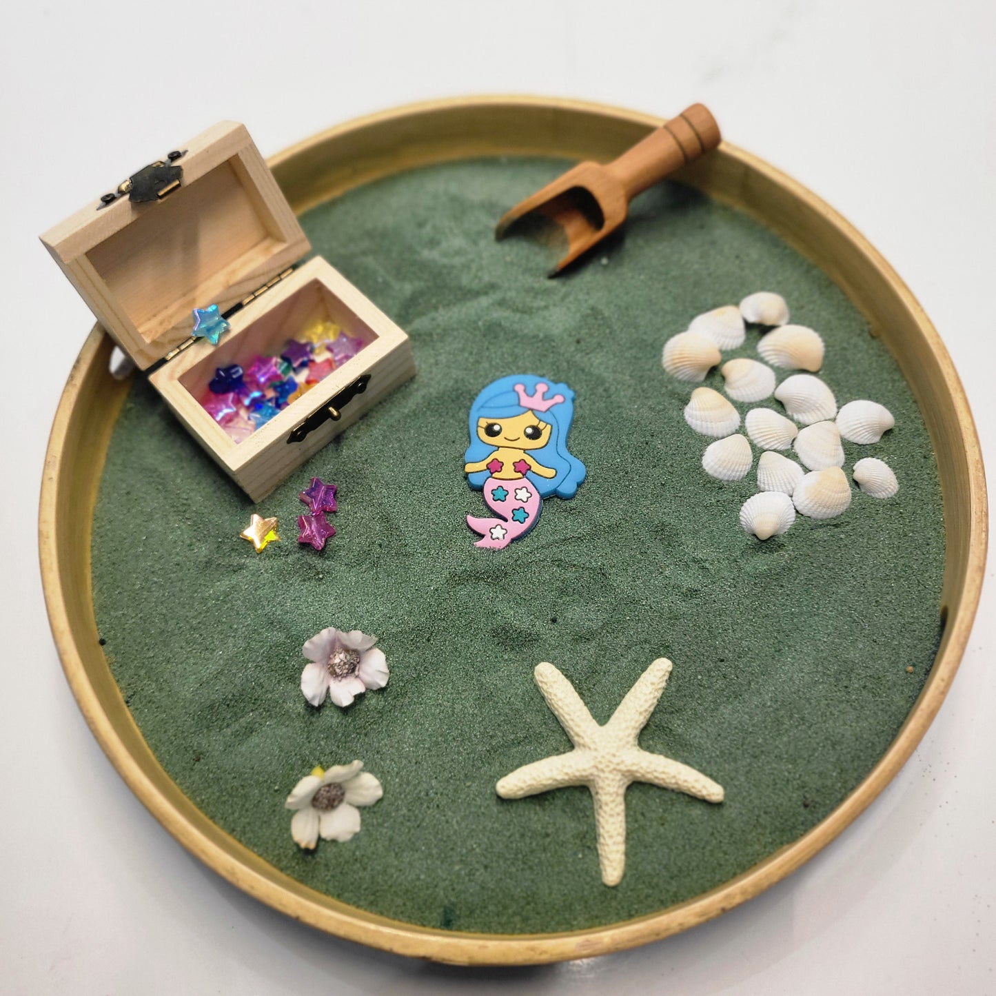 Personalised Mermaid Sensory Kit | Under the Sea Tuff Tray