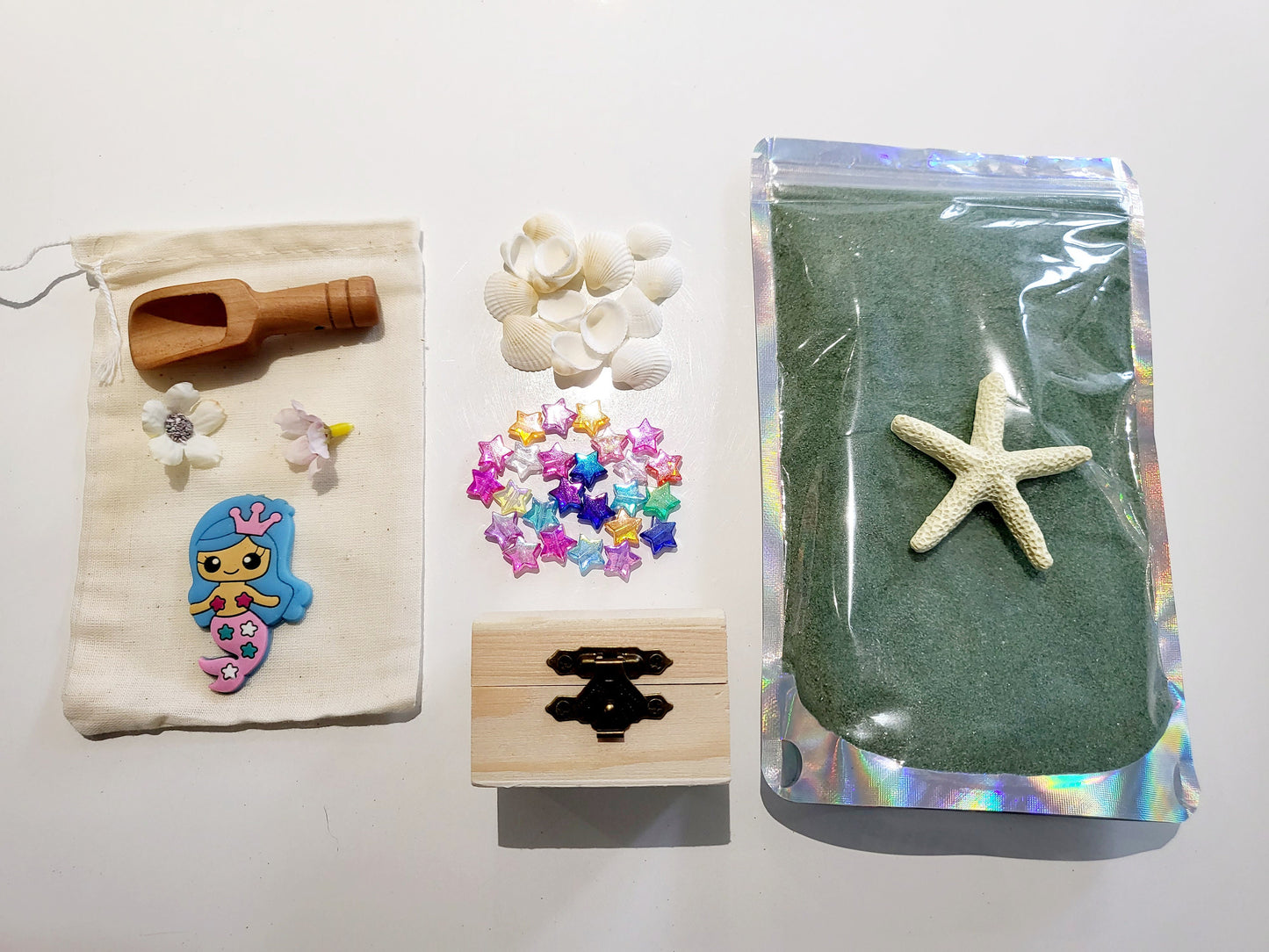 Personalised Mermaid Sensory Kit | Under the Sea Tuff Tray