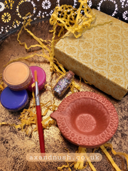 Decorate Your Own Clay Diya Candle Holder