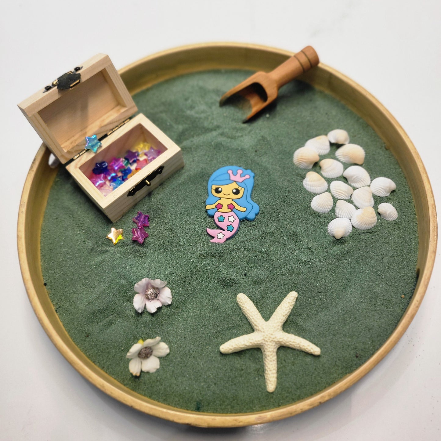 Personalised Mermaid Sensory Kit  | Under the Sea Tuff Tray