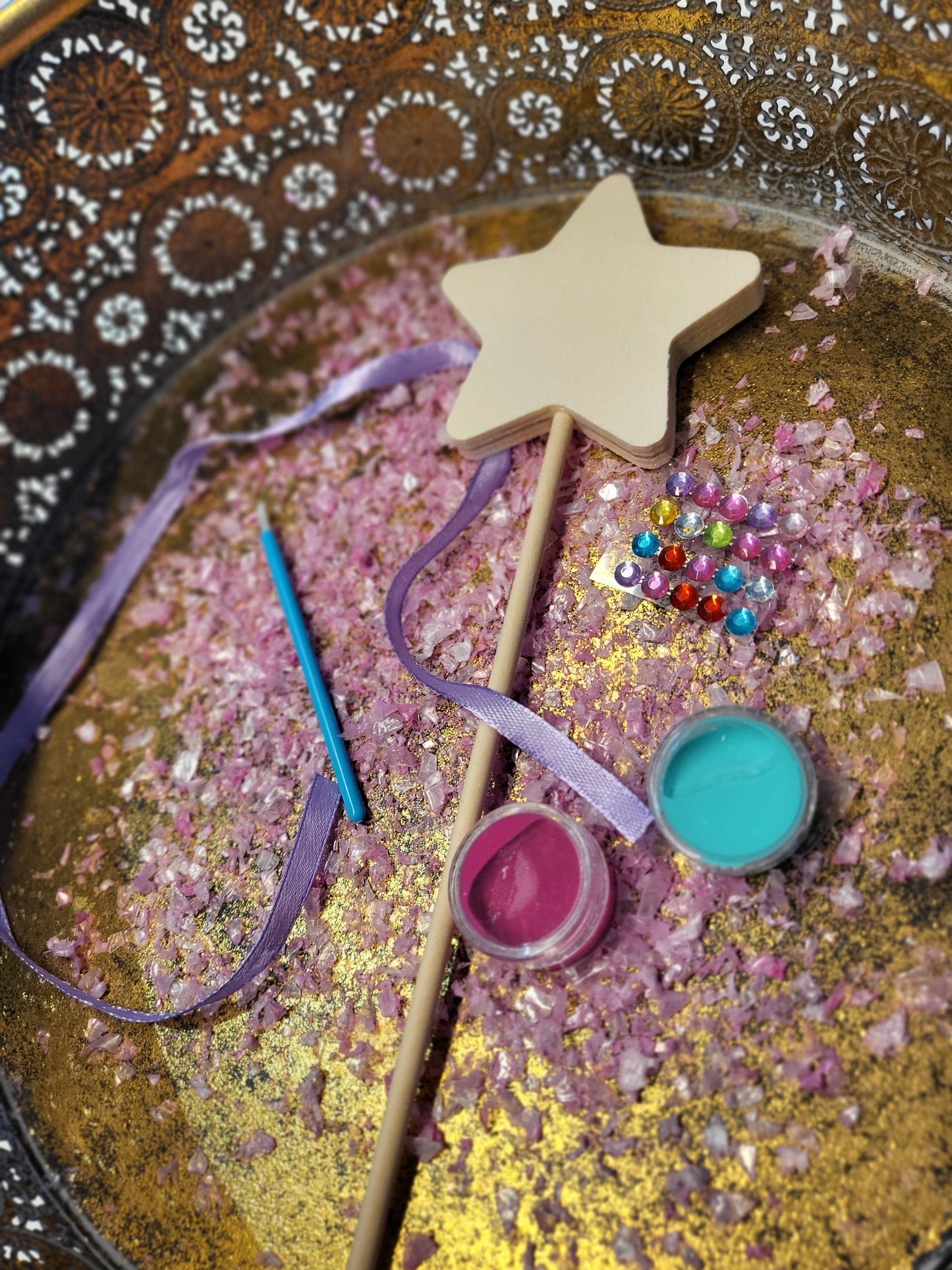 Paint Your Own Star Fairy Wand