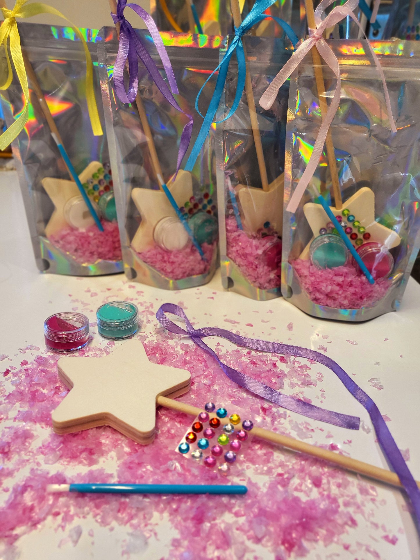 Paint Your Own Star Fairy Wand